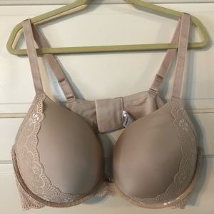 Torrid 48C Padded Push-up Bra Beige